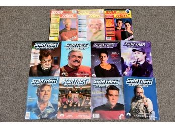 A Collection Of Star Trek Magazines