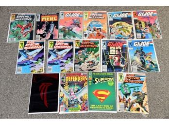 Comic Collection Including GI Joe Special Forces