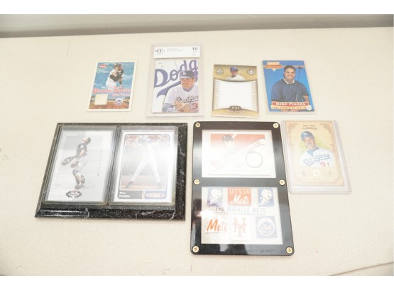 A Group Of Mike Piazza Baseball Cards Including A Graded BCCG 10 Mint 1993 Studio #201 Mike Piazza