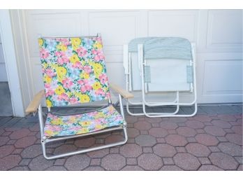 Trio Of Beach Chairs