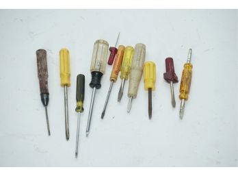 Group Of Small Screwdrivers