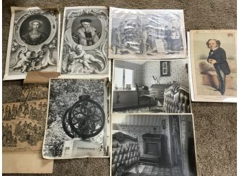 Collection Of Vintage Photograph & Newspaper Articles
