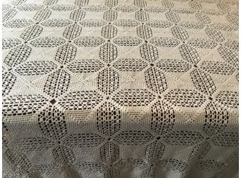 Vintage Crochet Tablecloth