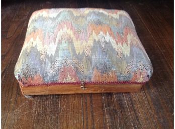 Vintage Footstool With Hot Water Feet Warmer