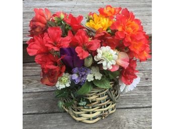 Artificial Flower Basket