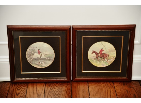 Pair Of Framed Equestrian Prints