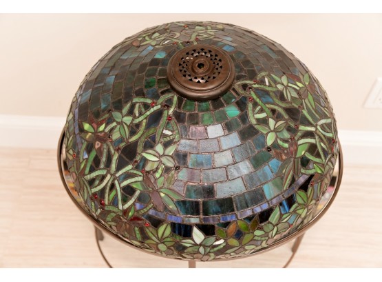 Vintage 'Stained Glass Style' Resin Tile Lamp Shade