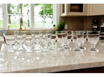 Group Of 11 Water Goblets By Crate & Barrel