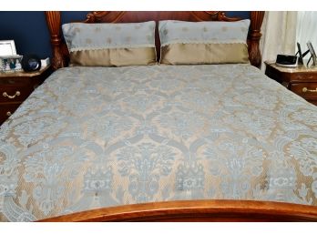 Waterford King Size Bed Cover With Pillow Covers & Dust Ruffle