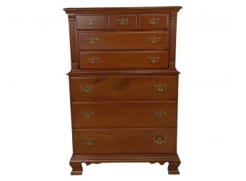 Mahogany Chest On Chest Dresser By Drexel