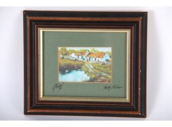 Pat Walsh's 'Feeding The Hens' Framed Print From His Original Series Of Paintings