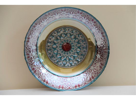 A Decorative Multicolored Bowl