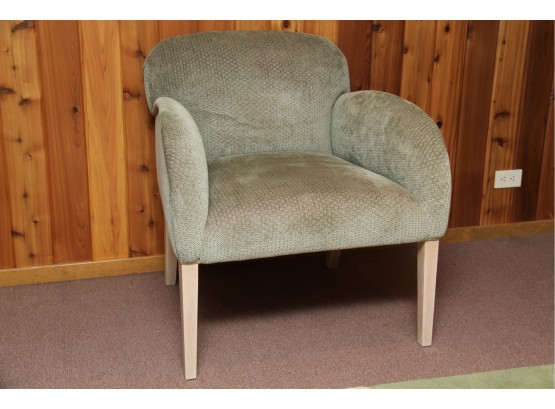 A Light Green Upholstered Armchair