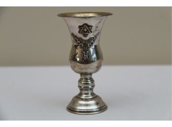 A Sterling Silver Kiddish Cup 57.5g