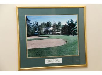 Ridgeway Country Club 18th Hole Framed Photo