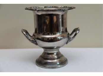 A Silver Plate Dual Handled Ice Bucket