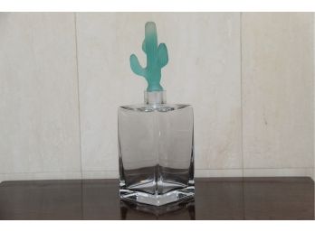 Drum France Cavalcade Decanter With Cactus Stopper