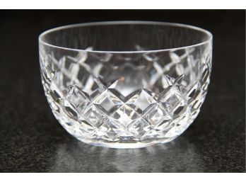 A Tiffany Basketweave Crystal Bowl