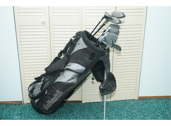 Golfsmith Golf Club Bag With Clubs Including Dunlop