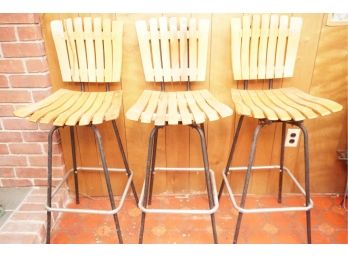 MCM Arthur Umanoff Slat Chairs.