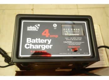 Sears 4 Amp Manual Battery Charger