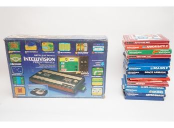 Mattel Electronics Intellivision Intelligent Television Master Component With Games