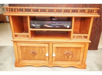 Wood Entertainment Unit Stereo Not Included