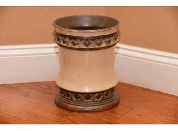 Brunswick Faux Marble And Stone Bathroom Garbage Can