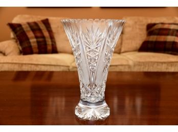 A Cut Glass Vase