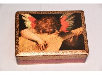 Angel Wooden Keepsake Box - Made In Italy