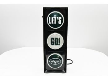 Let's Go Jets Lighted Sign - Tested And Working