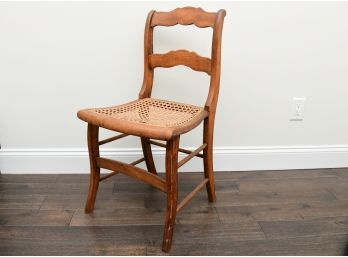 Cane Seat Wooden Chair
