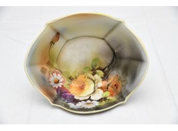 Hand Painted Floral Bowl - Japan