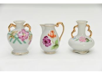 Trio Of Small Japanese Ceramics