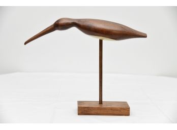 Carved Wood Shore Bird