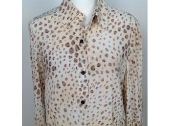Maggy London Silk Blouse  Size 10
