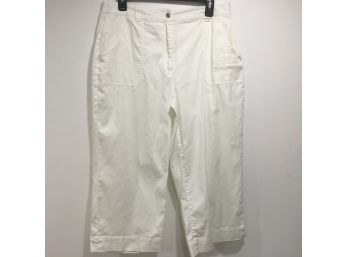 Chicos White Cropped Pants