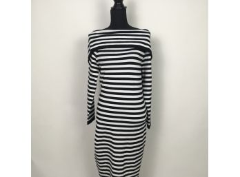 XOXO Black & White Striped Dress Size XL