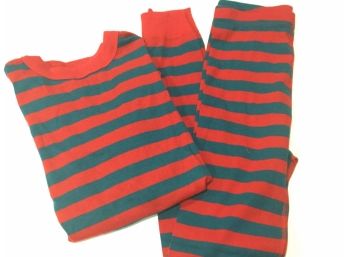 Hanna Anderson Boys Pajamas Red & Green Size 10 New With Tags