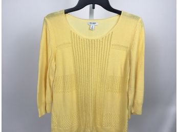 Old Navy Yellow Sweater Size M
