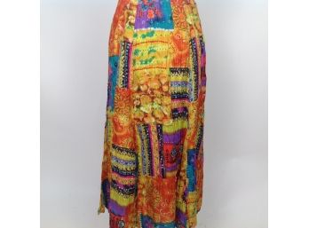 Lynn Ritchie Colorful Skirt Size S
