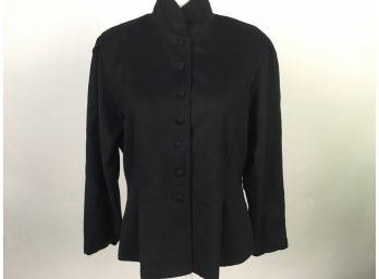 Pirjo Black Wool Jacket Size M
