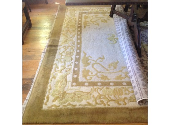Chinese Area Rug Gold & Mustard 12'4' X 9'