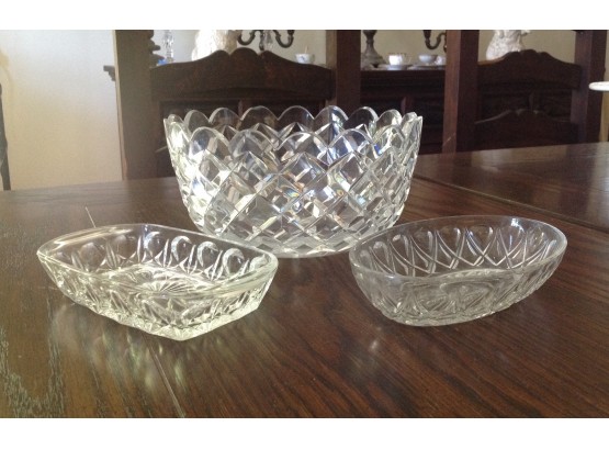 Three Glass Bowls