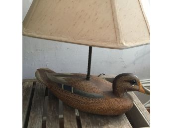 Wooden Duck Lamp