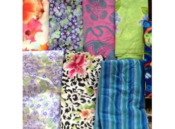 Large Lot Of Fabric Various Patterns