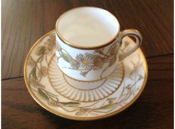 Stoke & Sons Crescent China Demitas Cups & Saucers