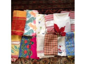 Assorted Fabric Tablecloths