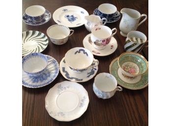 Various China Cups & Saucers From Around The World
