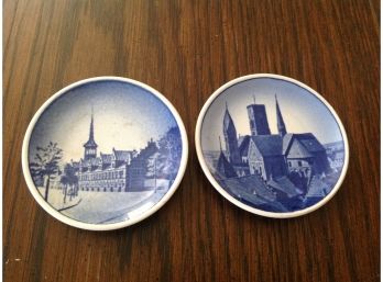 Royal Copenhagan Blue China Mini Plates